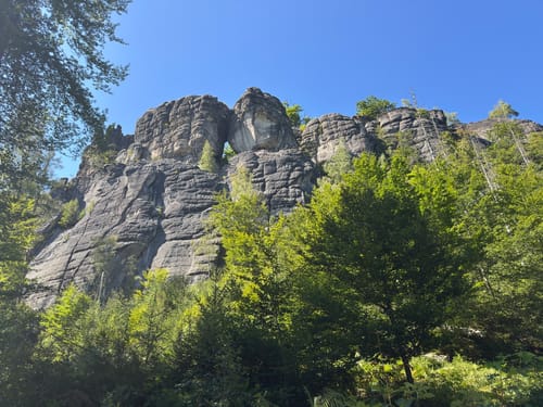 Kuhstall und Lichtenhainer Wasserfall