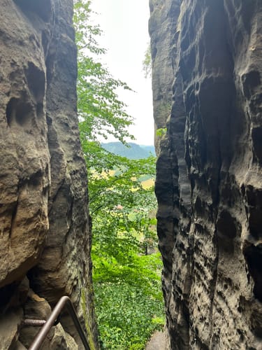 Umrundung des Quirls und auf das große Plateau des Pfaffensteins