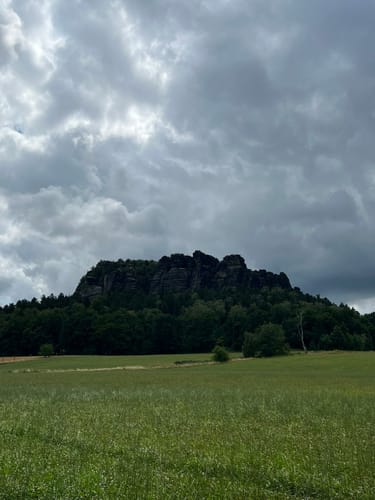 Umrundung des Quirls und auf das große Plateau des Pfaffensteins