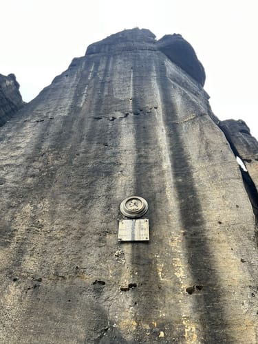 Umrundung des Quirls und auf das große Plateau des Pfaffensteins