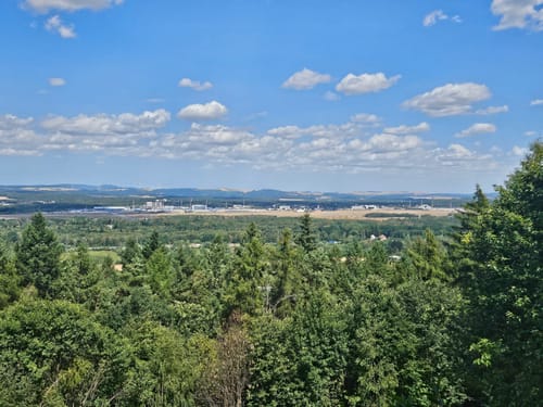 Landstuhl - Schlossruine Nanstein - Heidenfelsen