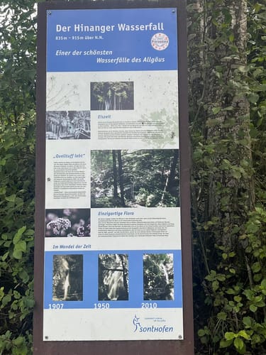 Hinanger Wasserfälle und Eybach