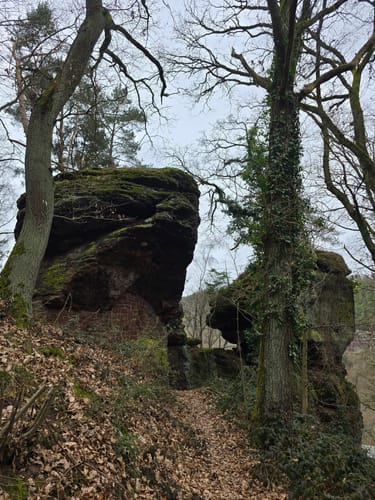 Felspassagen an der Rur
