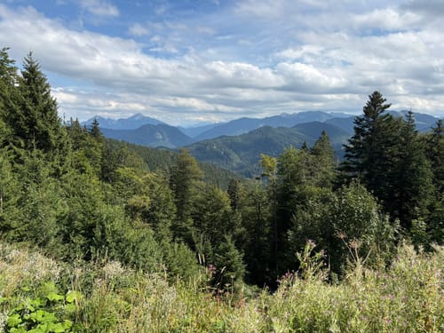 Vom Schliersee zum Tegernsee über die Gindelalm