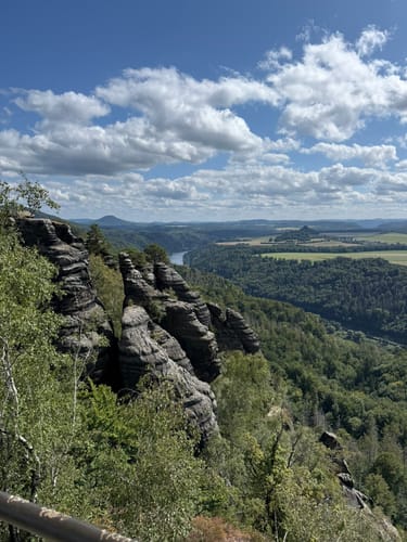 Über den Wildschützensteig zur Schrammsteinaussicht