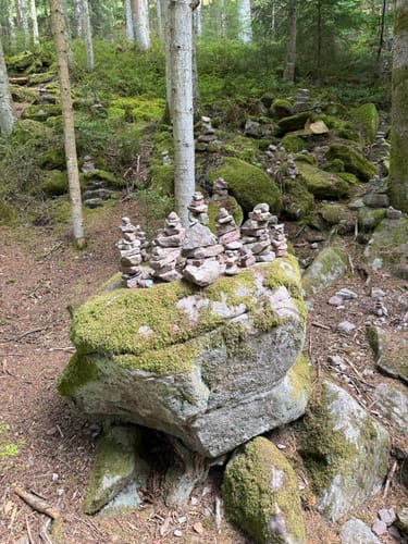 Burgbachwasserfall und Burgbachfelsen