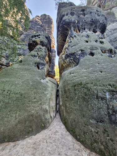 Schrammsteine und Hohe Liebe ab Bad Schandau