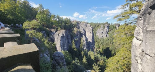 Zur Bastei und Basteibrücke