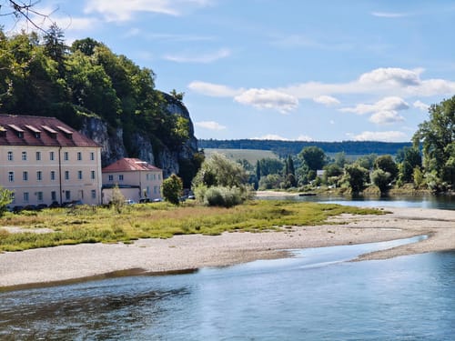 Über den Donaudurchbruch nach Weltenburg ab Kelheim