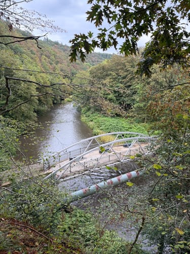 Entlang der Wupper von Schloss Burg