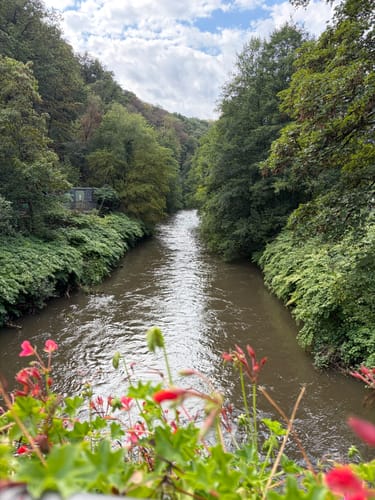 Entlang der Wupper von Schloss Burg