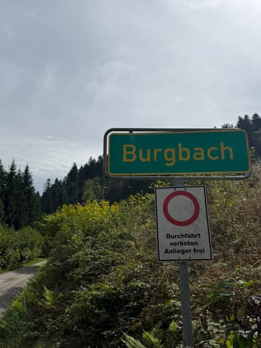 Burgbachwasserfall und Burgbachfelsen