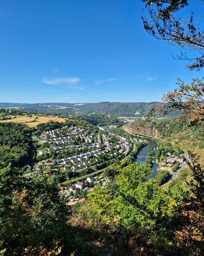 Auf der Lahnhöhe oberhalb der Ruppertsklamm