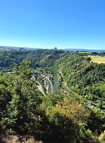 Auf der Lahnhöhe oberhalb der Ruppertsklamm