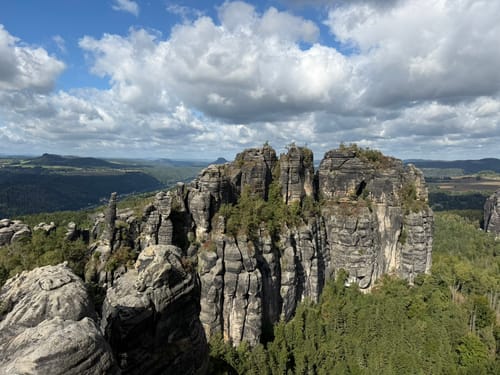 Falkenstein, Schrammsteine und Großer Winterberg
