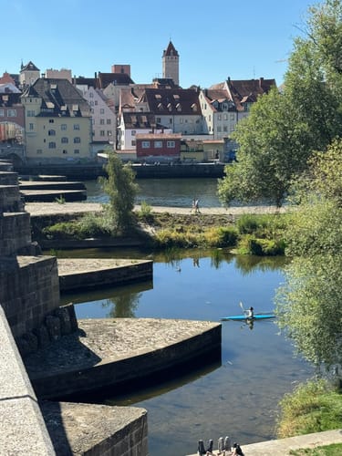 Regensburg: Steinerne Brücke - Altes Rathaus - Dom Sankt Peter