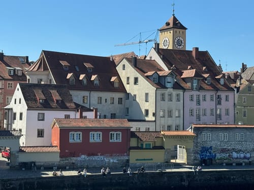 Regensburg: Steinerne Brücke - Altes Rathaus - Dom Sankt Peter