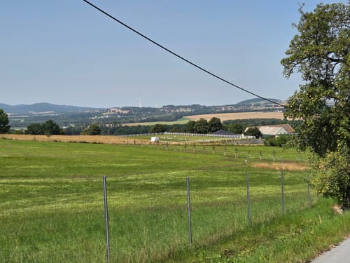 Schloss Mittelhof und Rotstein ab Dolgowitz