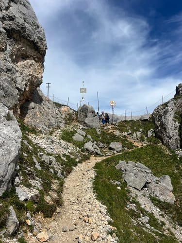 Von der Ehrwalder Alm über Gatterl Klettersteig auf die Zugspitze