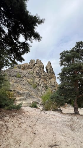 Teufelsmauer zum Hamburger Wappen