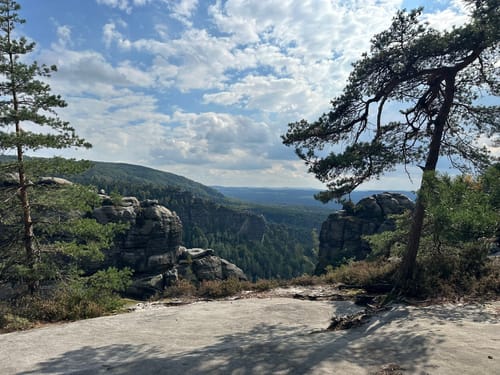 Affensteine und Carolafelsen