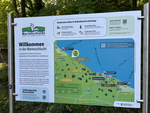 Marienschlucht Rundweg ab Bodman