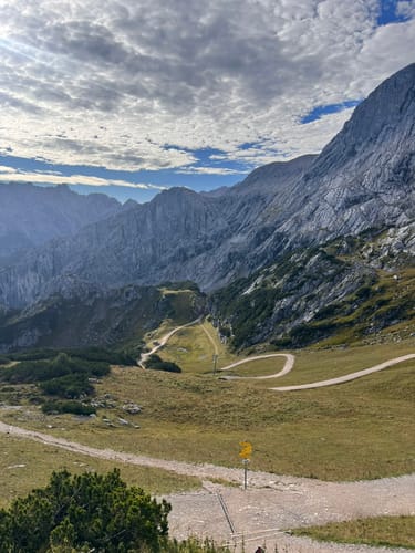Alpspitz Bergstation - Hochalm - Kreuzeck Bergstation