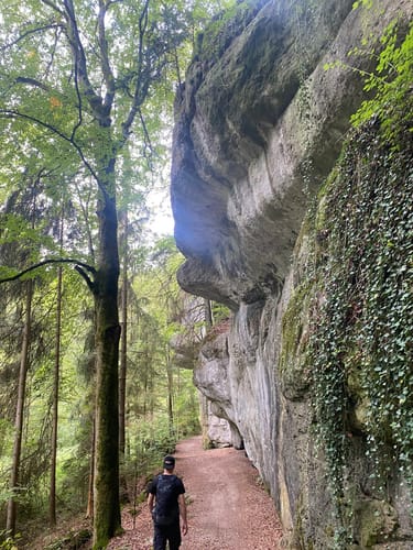 Felsengarten Klumpertal (Naturlehrpfad - schwarzer Ring)