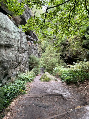 Auf den Pfaffenstein mit Nadelöhr und Opferkessel
