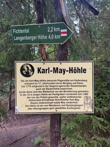 Stausee Oberwald - Langenberger Höhe - Karl-May-Höhle