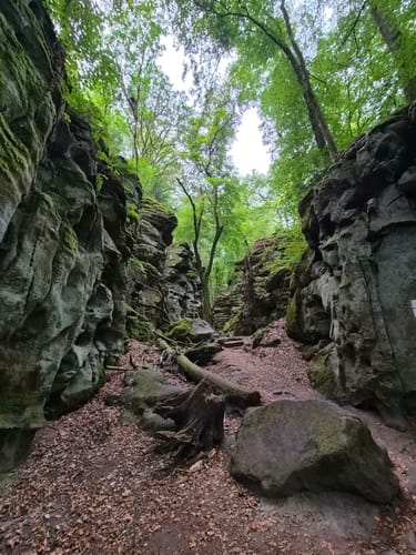 Teufelsschlucht und Keltenhöhle Rundweg