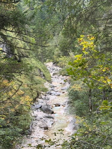 Durch die Almbachklamm nach Ettenberg