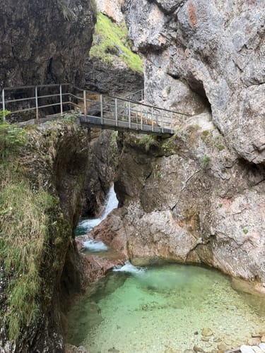 Durch die Almbachklamm nach Ettenberg