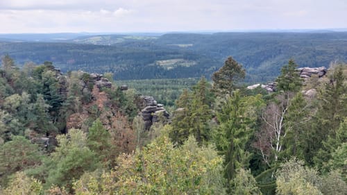 Heidepromenade, Pfaffensteinweg und Quirlpromenade