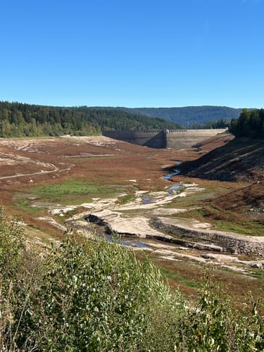 Schwarzenbachtalsperre zur Badener Höhe