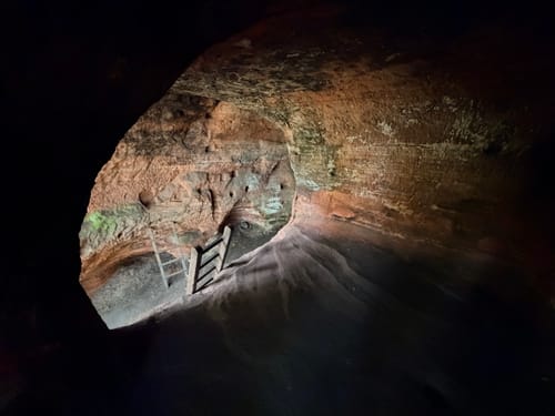 Genovevahöhle - Geyersley - Burg Ramstein - Klauserhöhle