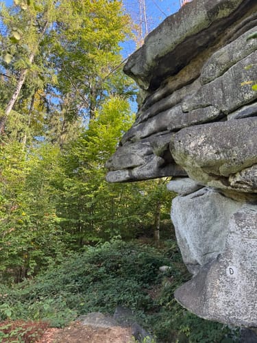 Burgruine Schellenberg und Brotfelsen