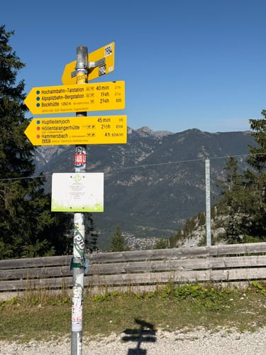 Klettersteig Höllentor - Osterfelderkopf