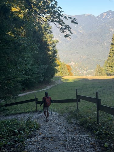 Hausberg: Garmisch über das Bayernhaus