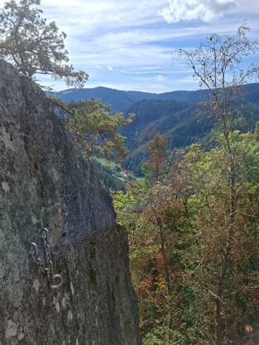 Auf Felsenwegen von Hornberg zu den Schlossfelsen