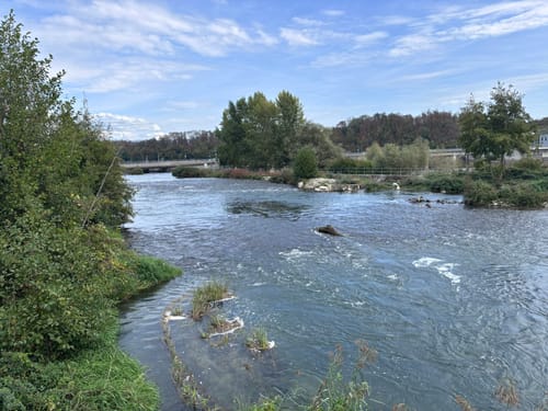 Rheinuferweg: Rheinfelden - Wasserkraftwerk