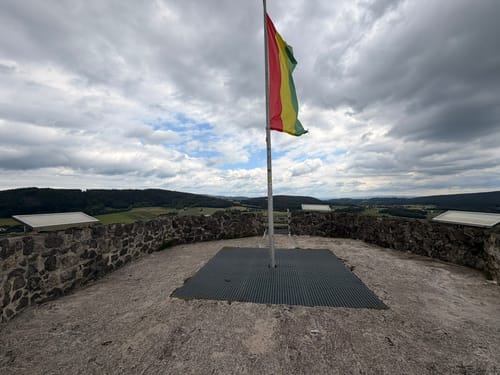Auf den Schloßberg bei Waldeck