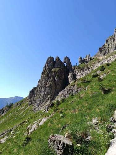 Brunnenkopfhütte und Großer Klammspitz