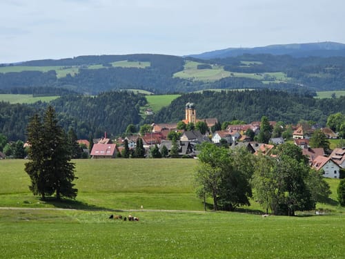 Sankt Märgen zu den Zweribach-Wasserfällen