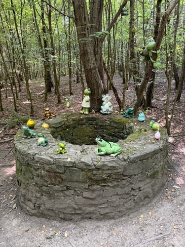Durch die Wälder bei Schloss Landsberg