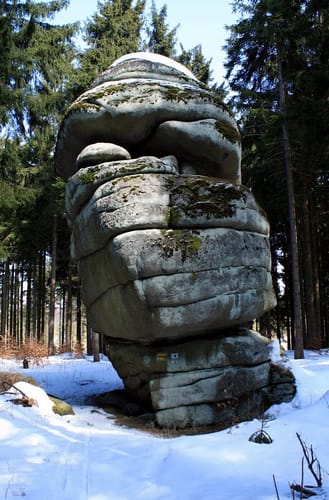 Havran - Waldnaabquelle - Silberhütte - Burg Schellenberg