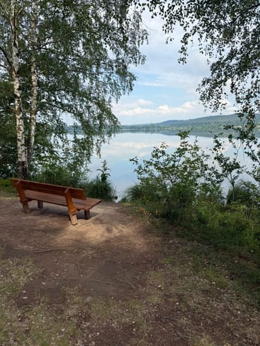 Langlau zur Halbinsel im Kleinen Brombachsee