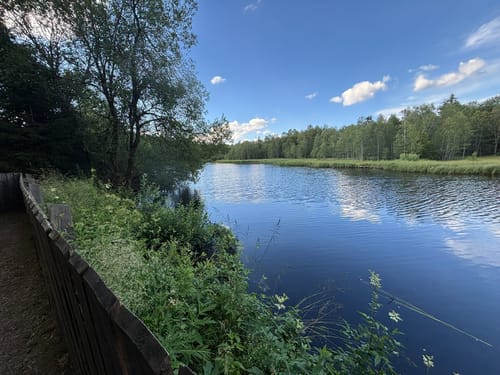 Kaskadenschlucht und Rotes Moor ab Sandberg