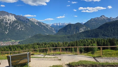 Mittenwald-Lautersee-Ferchensee-Hoher Kranzberg-Sessellift-Mittenwald