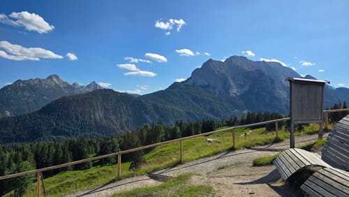 Mittenwald-Lautersee-Ferchensee-Hoher Kranzberg-Sessellift-Mittenwald